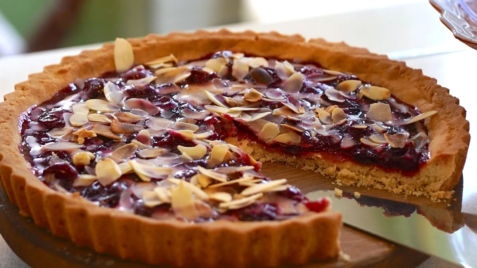 Tarte aux fruits, à accompagner d'un vin doux